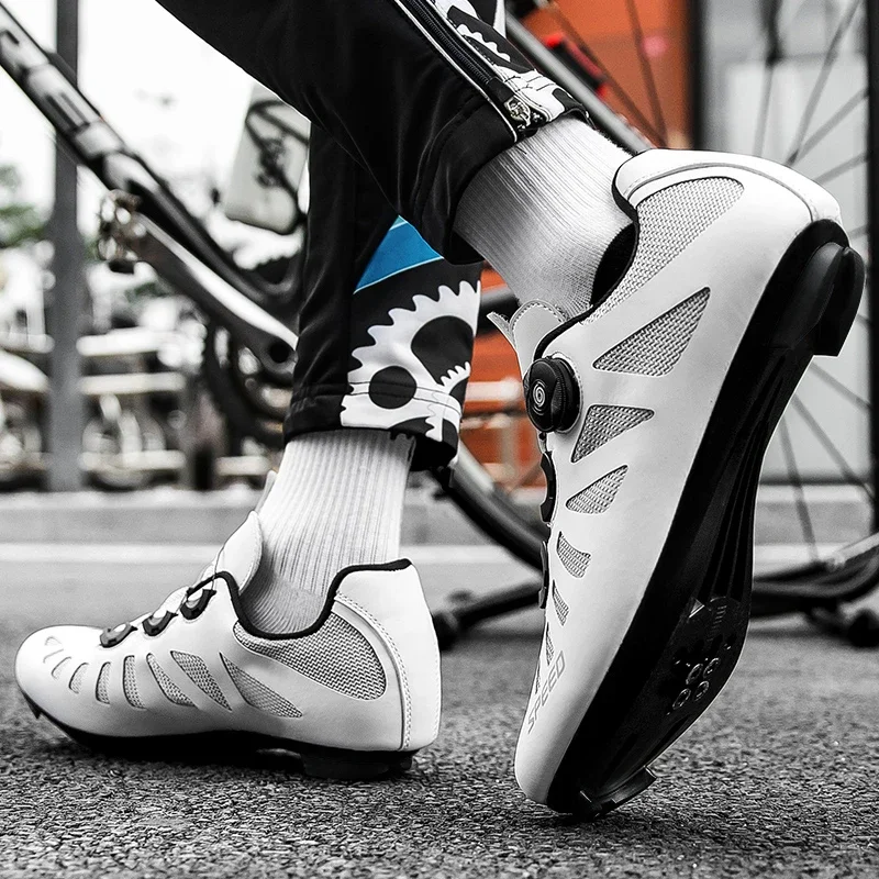 Cycling Shoes Mtb Road Bike Boots Cleats Shoe Non-slip Men Mountain Bicycle Flat Sneakers SPD Racing Speed Cycling Footwear