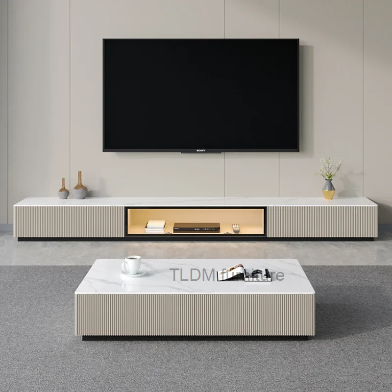 

Luxury Wood Tv Stand Simple White Nordic Leg Living Room European Tv Cabinet Glass Partitions Mueble Tv Moderno Furnitures