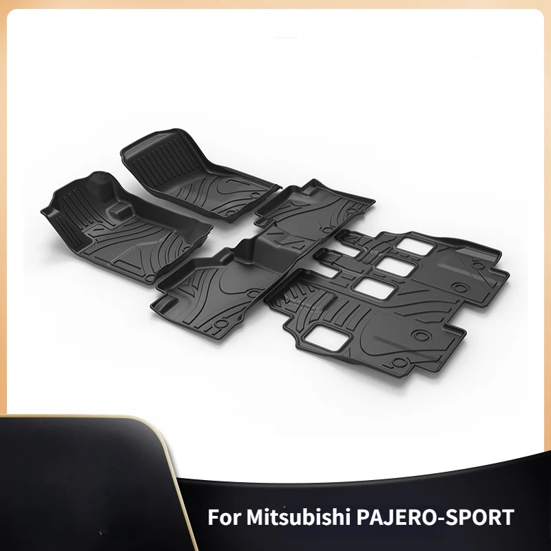 For Mitsubishi PAJEROSPORT Fully Surrounded By Blister TPE Mats 3D Stereo Nonslip Car Mats