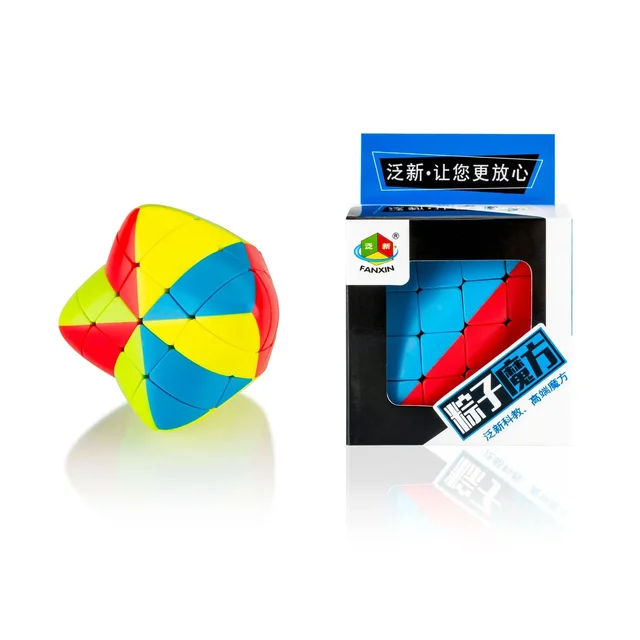 [ECube] Fanxin 4x4x4 Mastermorphix Strange Shape Mastermorphix 4x4x4 Magic Cube Brain Teaser Puzzle Educational Toy For Children 3