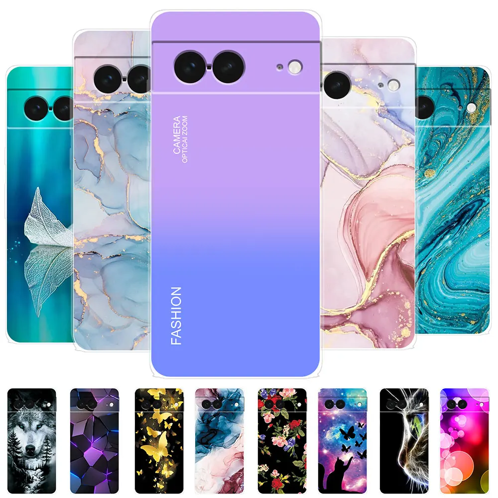Per Google Pixel 7 Pro Custodia Per Google Pixel 7A Custodie Custodia Morbida In Silicone Per Google Pixel 7 Funda Cover Posteriore Protect Coque