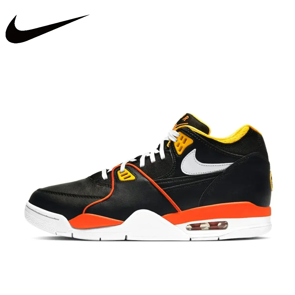 thumbnail image 1 of Zapatillas de baloncesto Nike Air Flight 89 de cuero antideslizantes y con absorción de impactos, estilo retro, para hombre y mujer, 1 of 5