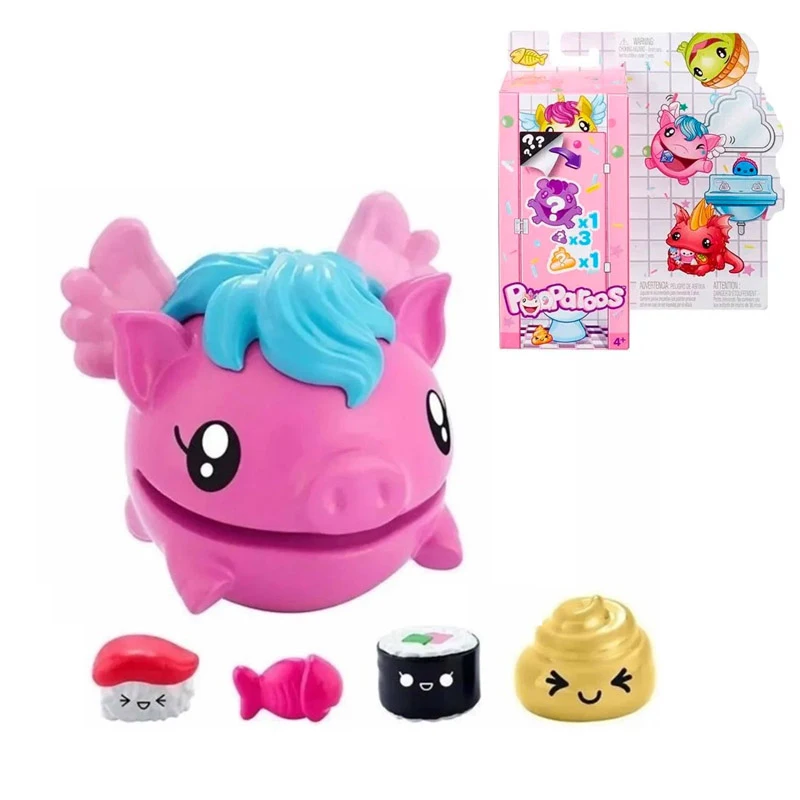 pink NEU & OVP Mattel Pooparoos Familyroos Multi Pack Toilet 