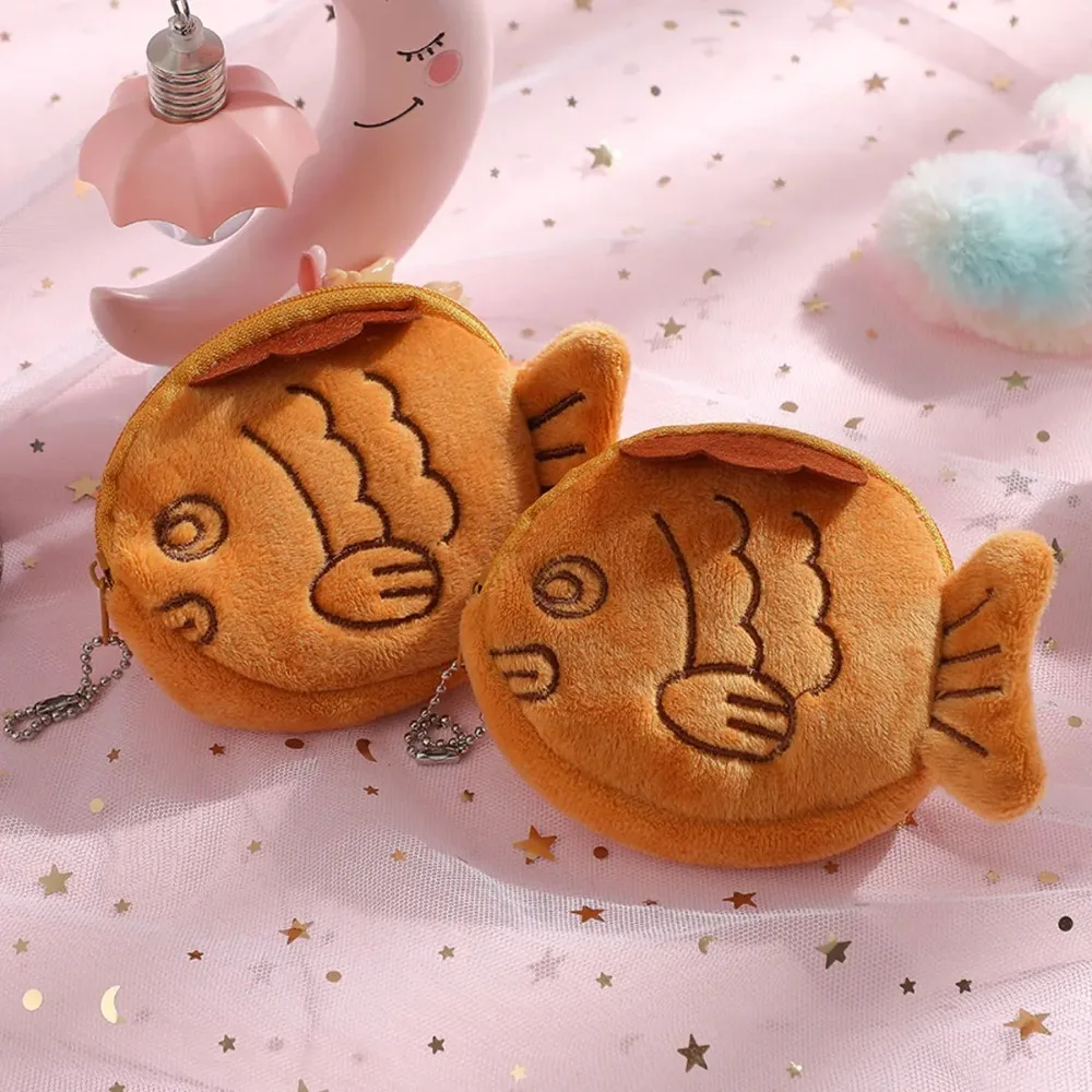 Cartoon Cute Coin Purse Kawaii Wallet Portable Plush Coin Bag Key Earphone Organizer Pouch Zipper Bag kids Gift