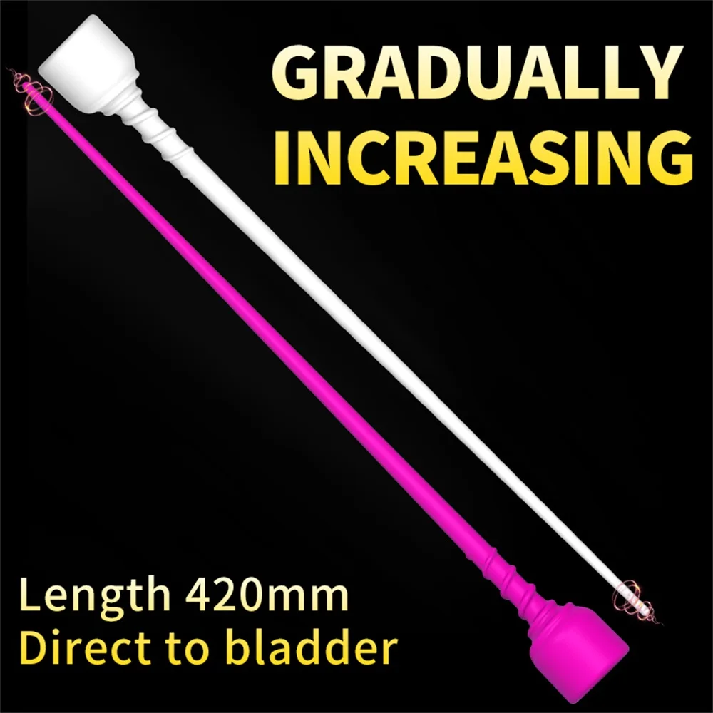 Long Urethral Dilator Catheter Penis Plug Sounding Horse Eye Stimulation Adult Products urethral dilator silicone urethral dilator