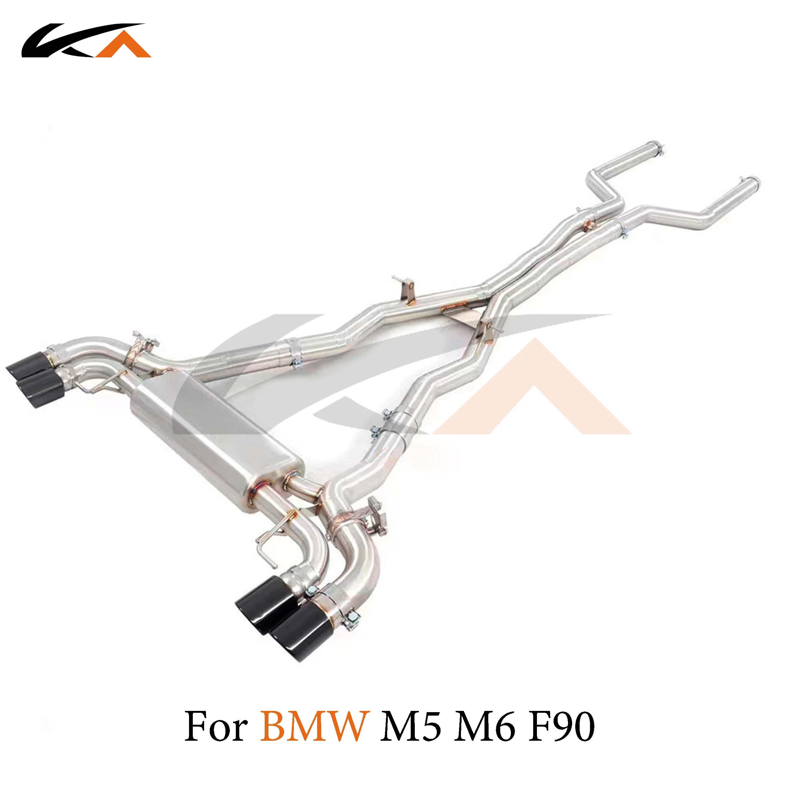 KA Tuning exhaust system stainless catback muffler valve car accessories For BMW M5 M6 F90 performance auto parts