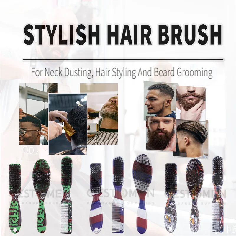 

NEW STYLE Professional Barber Shaving Beard Brush Hair Removal Neck Duster Brushes Salon Men's Face Mustache Clean Shaving Tools