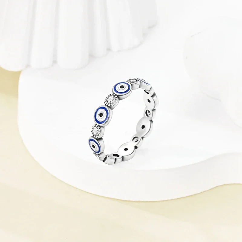 925 Sterling Silver Infinite Love Ring Original Design Zircon Finger Rings for Women High Quality Wedding Jewelry Gift