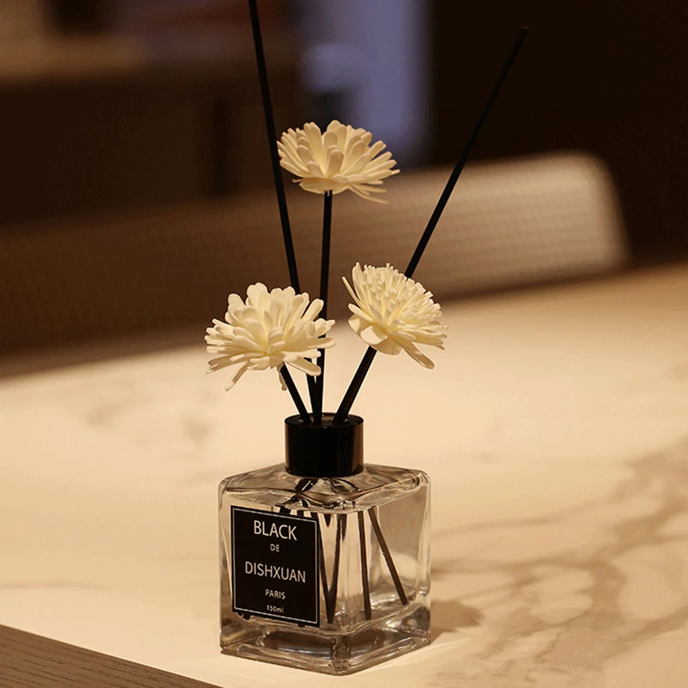 Essential Oil Diffuser Household Deodorant Aromatherapy Bottle Rattan Dried Flower Fresh Air Container