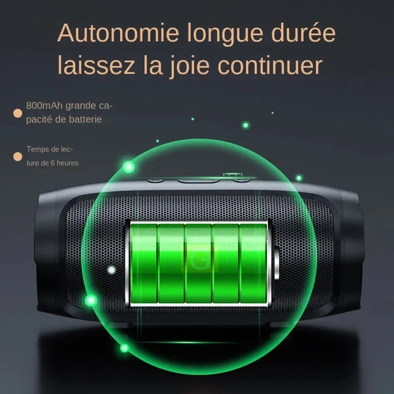 2025 NEW XIAOMI Portable Bluetooth Speaker Wireless High Fidelity Surround Sound Outdoor Waterproof Camping Party Loudspeaker 6