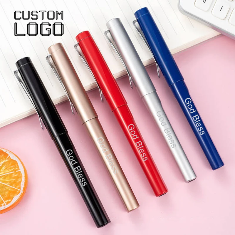 Classic Business Fashion Metal Signature Pen Enterprise Advertising Office Personalized Logo Ball Point Pen School Stationery enterprise 1 workbook