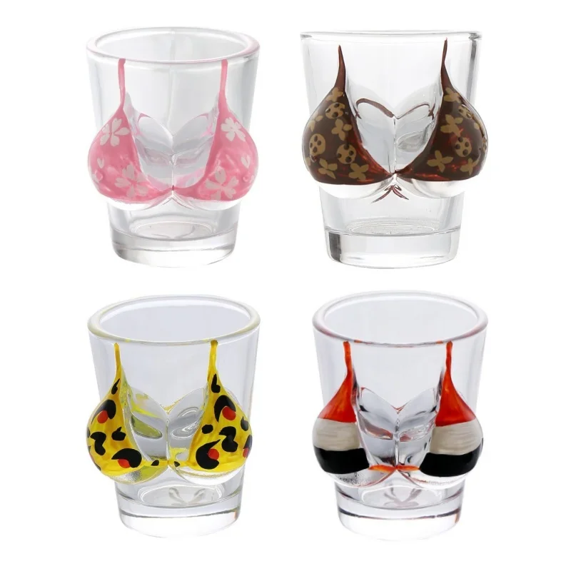 Creative Hand Painted Shot Glass 50ml Thickened Glass Vodka Shochu Cocktail Wine Home Bar Fashion Drinking Utensils wine glass,drinking glasses
