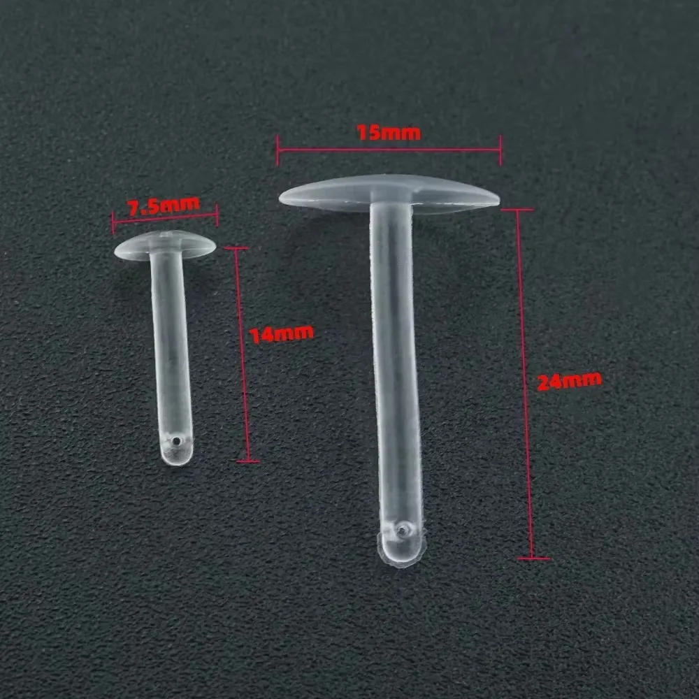 30pcs Hook Bait Accessories Clear Luncheon Meat Bait Stops Fishing Terminal Tackle for Carp Fishing