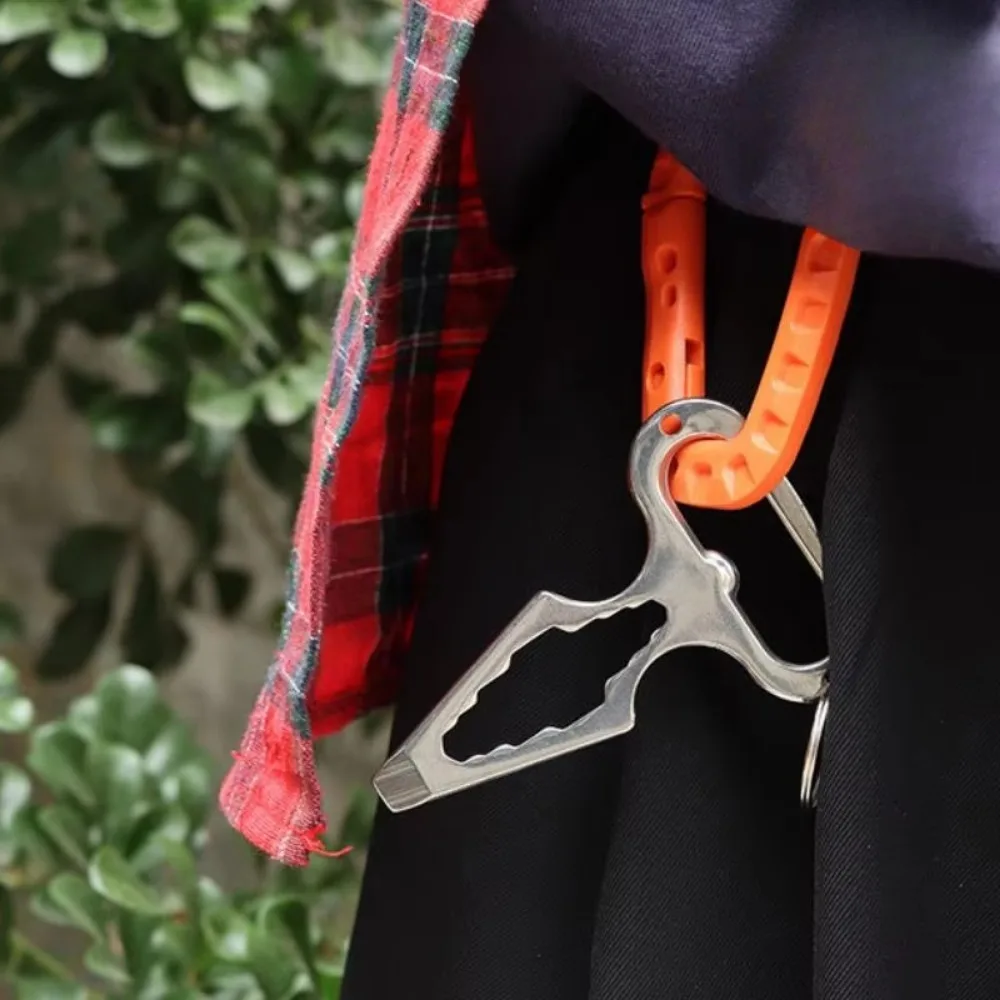 1PC Outdoor Camping Supplies EDC Self-defense Spike Wrench Multifunctional Tool Portable Bottle Opener