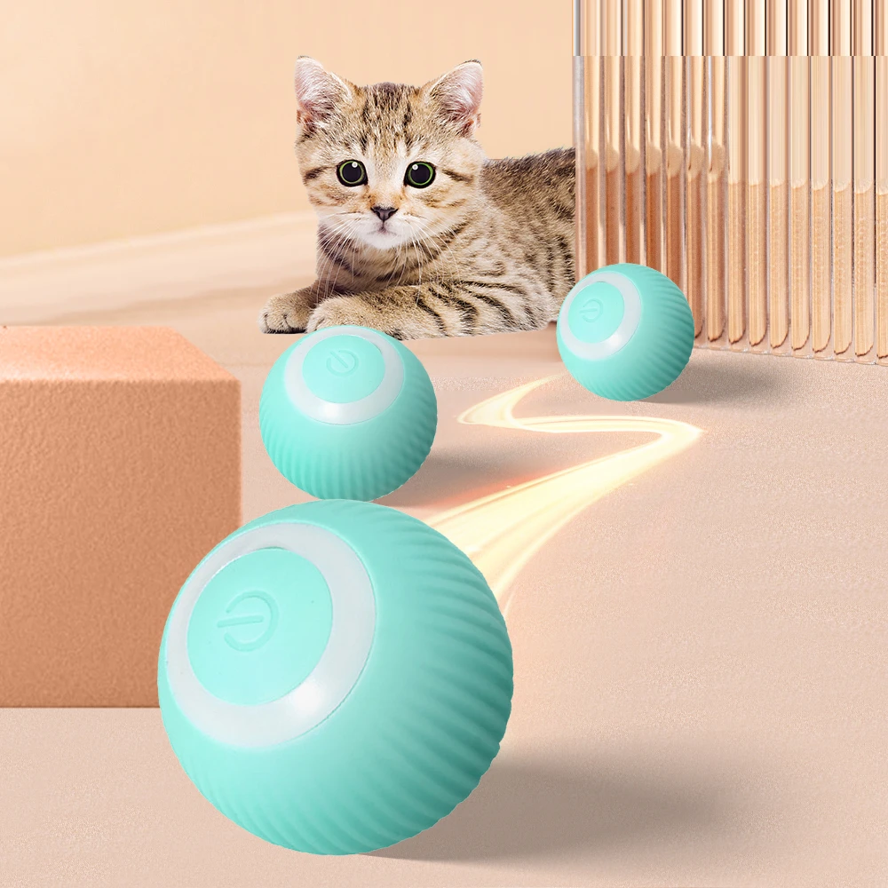 Smart Cat Toys Electric Cat Ball Automatic Rolling Ball Cat Interactive