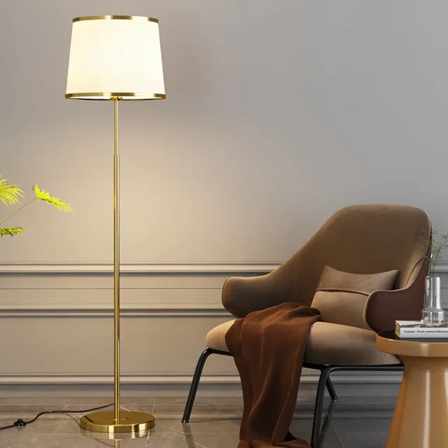 E27 Led Floor Lamps for Living Room Sofa Side Standing Lamp Bedroom Remote Control Dim Bedside Lights Ambient Light Home Decor