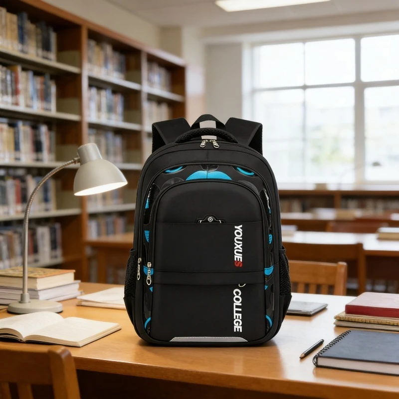 Kids Backpack Waterproof School Bag Lightweight Book Pack For Primary Student Teenager Boys Daily Study Outdoor Carry Supply 1