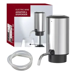Rechargeable Automatic Wine Aerator & Dispenser - Intelligent Decanter (Stainless steel)