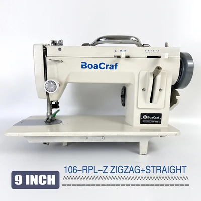 9'' Electric Sewing Machine Portable Walking Foot Zigzag Stitch