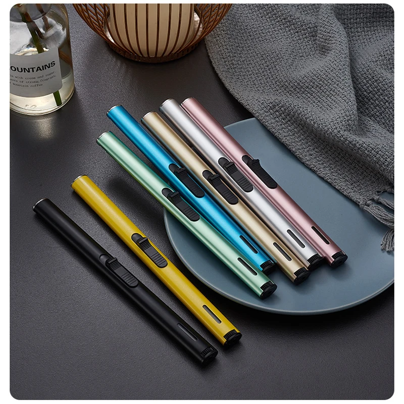 

Long Strip Outdoor Camping Kitchen Ignition Tool Cigarette Lighter Portable Butane Gas Lighter Open Flame Unusual Lighters