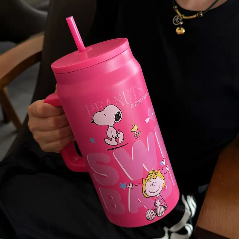 Snoopy Character Peripherals Large Capacity Stainless Steel