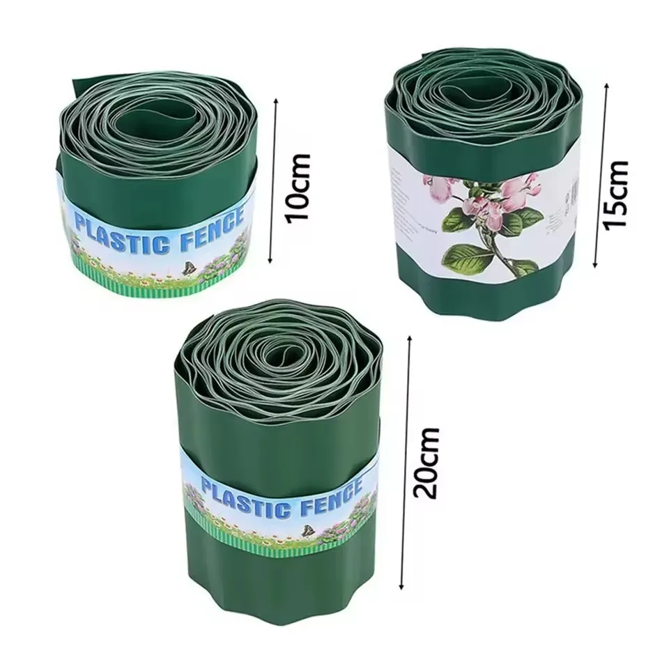 10/15/20cm Garden Grass Lawn Edge Border Fence