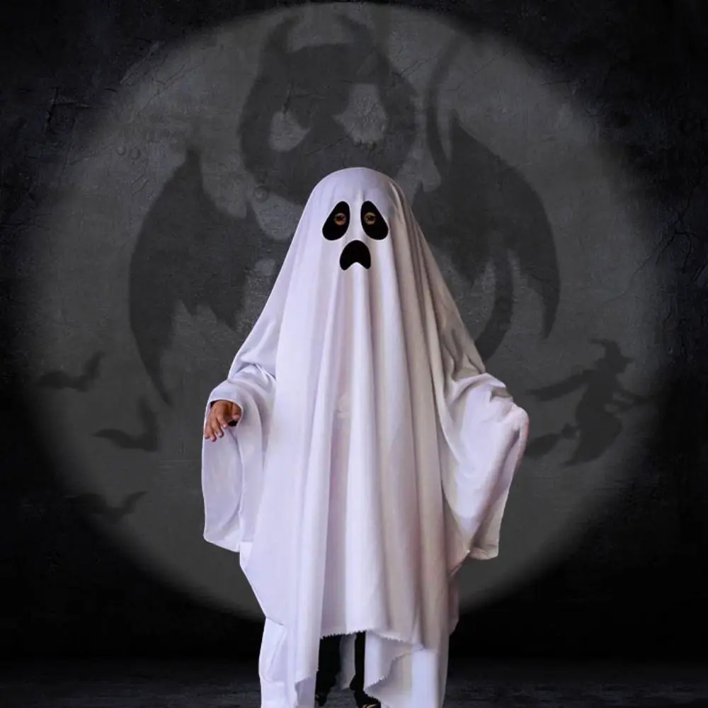 Costume fantasma per bambini mantello lenzuolo bianco mantello abi Cosplay per ragazzo ragazza Halloween Fancy Dress Costume fantasma per ragazzo ragazza ruolo  15