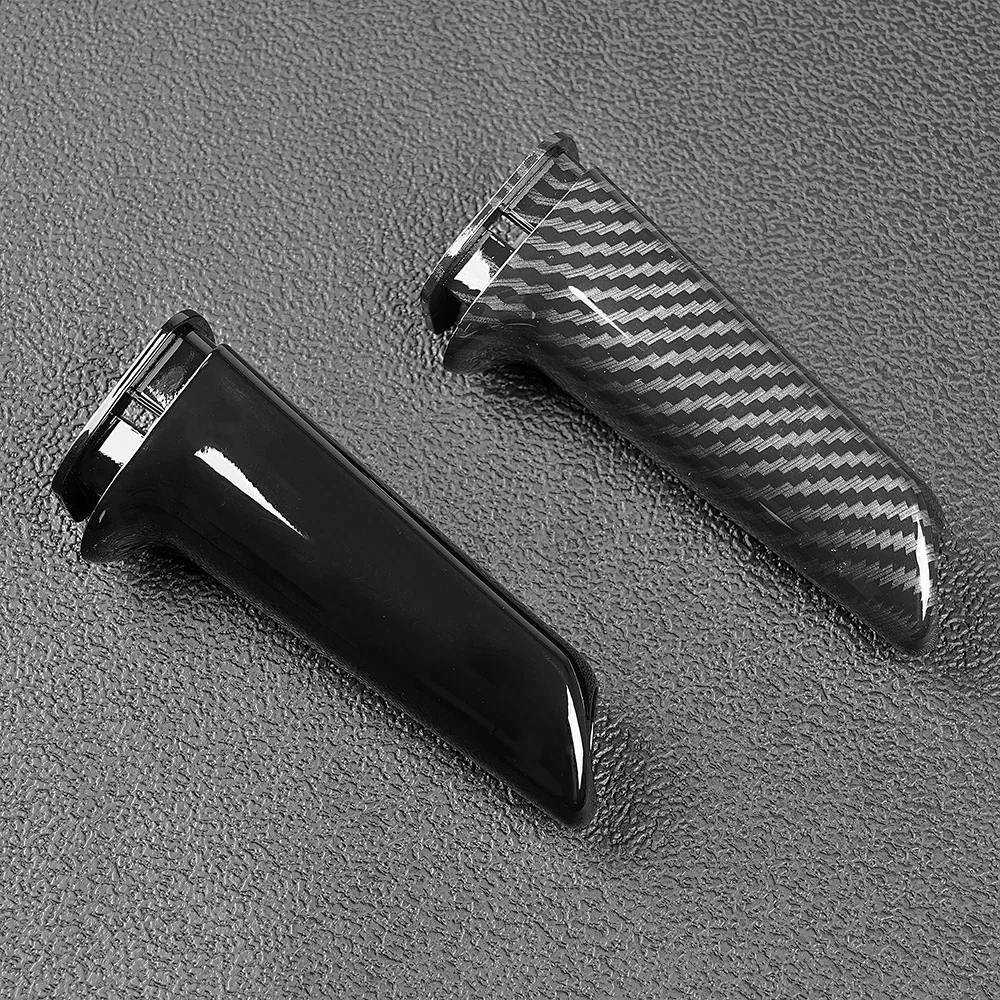 Hand Brake Cover For BMW E46 E90 E92 E60 E39 F30 F34 F10 F20 Accessories Universal Carbon Fiber Pattern Car Handbrake Grips Interior Trim