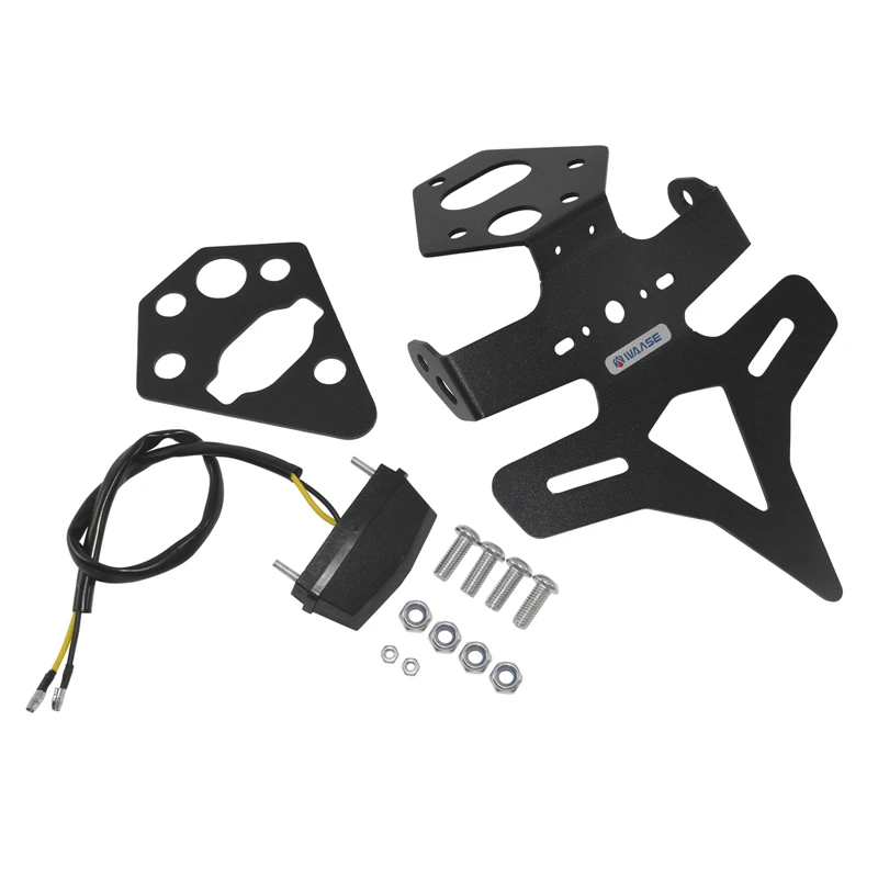 waase For Triumph Street Triple 765 765R 765RS 2017-2025 리어 레지스터 브래킷 테일 타이디 번호판 홀더 프레임