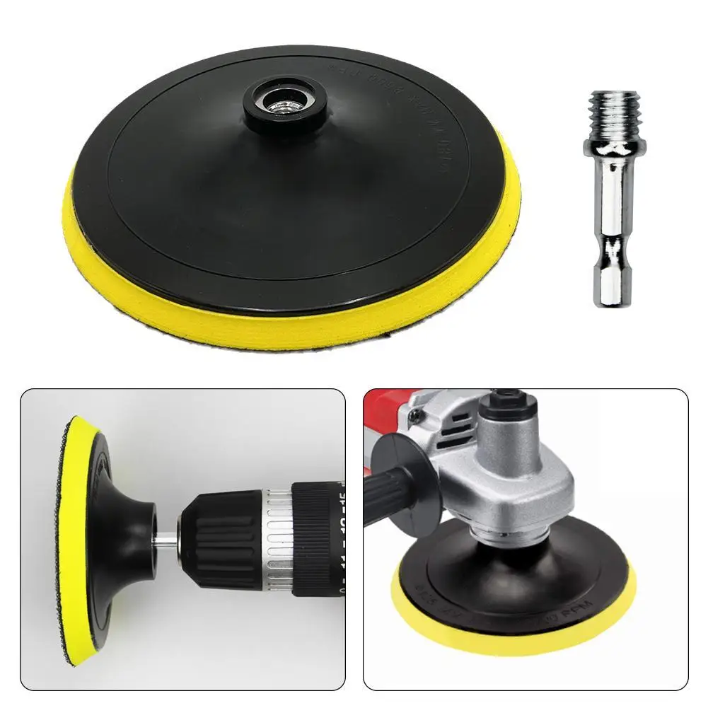 3-5 Inch Backing Pad Car Polisher Bonnet Angle Grinder Wheel Sander Disc Auto Polishing Machine Tool Self-adhesive Backing Pads car polishing pad car polish pad wool polishing pad polishing wheel disc