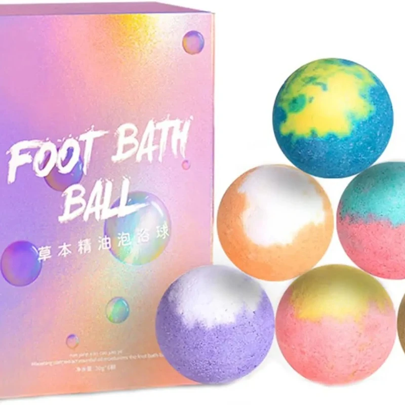 Herbal Essential Oil Foot Soak Balls Wormwood Ginger Pills