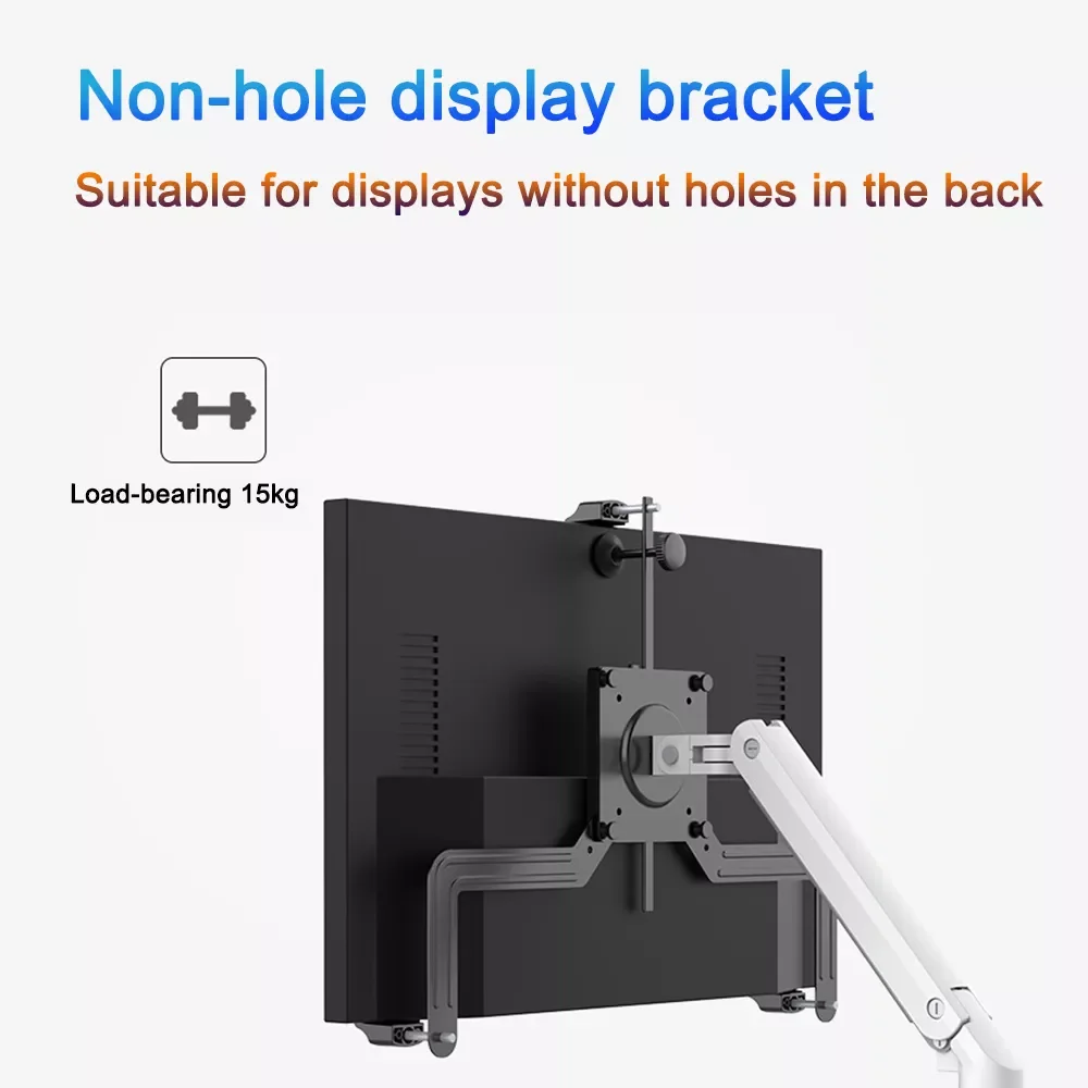 17-32 Inch Desktop LED LCD Monitor Holder Arm Extension VESA Adapter Fixing  Fixed Bracket Display Bracket No Mounting Hole