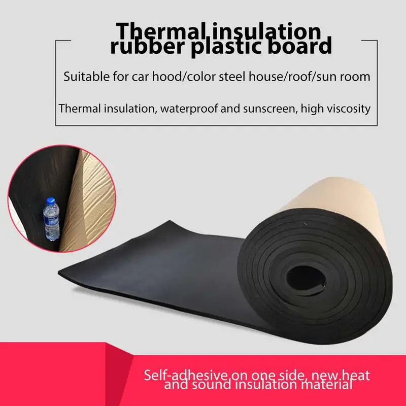 Car Hood Engine Sound Insulation Truck SUV Engine Auto Hood Roof Thermal Shield Sound Proofing Heat Insulation Mat Car Accessory