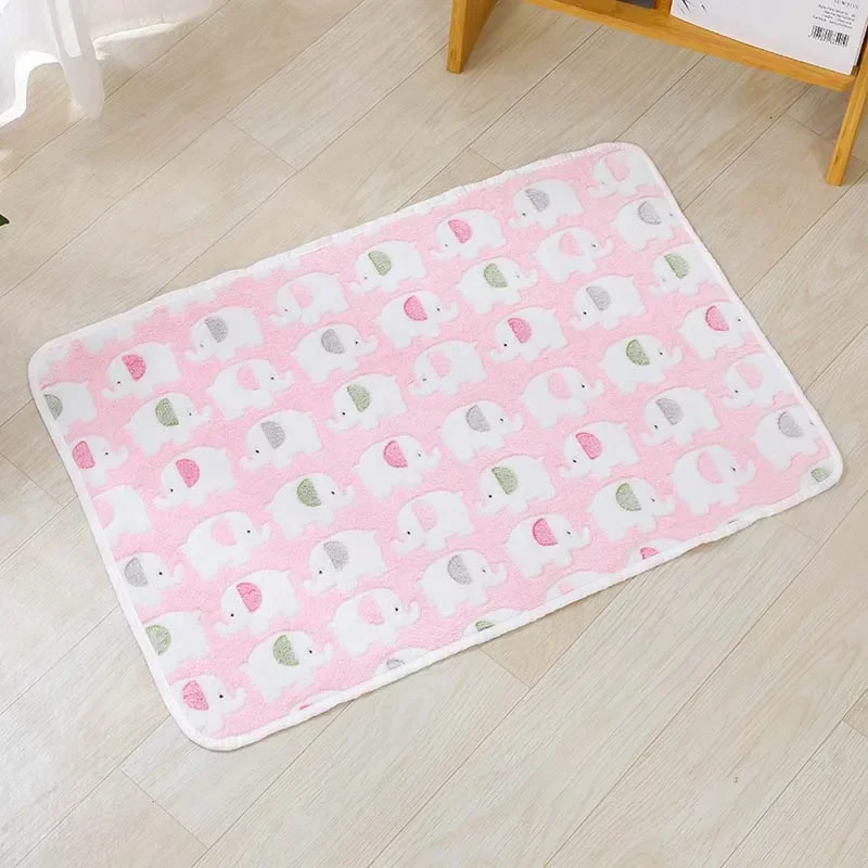 Cartoon Baby Blanket Cute Elephant Baby Products Newborn Elephant Air Conditioning Quilt Infant Bedding Swaddle Wrap Blanket 5