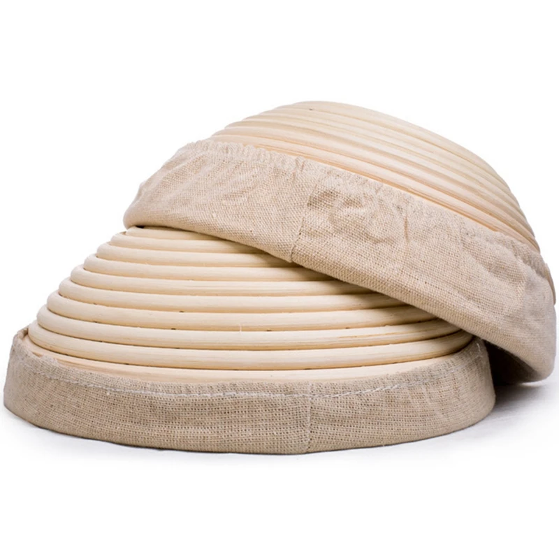 Round Proofing Basket, Easy To Bake Bread, Bread Fermentation, Bread Basket With Washable Cloth