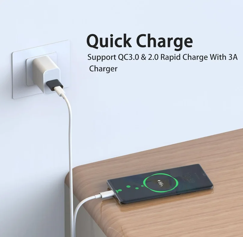 USB to USB C 어댑터 4개입, USB C 암-수 충전기 타입 C (애플 맥세이프, 아이폰 11 12 13 14 Pro Max, 삼성 호환)
