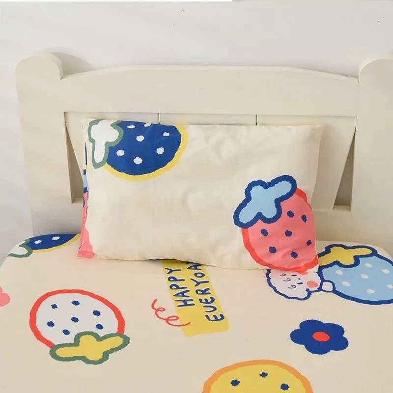 Four Seasons Soft Skin-friendly Baby Pillowcase Children's Bed Pillowcase Cartoon Baby Pillow 100% Cotton Pillow cover 5
