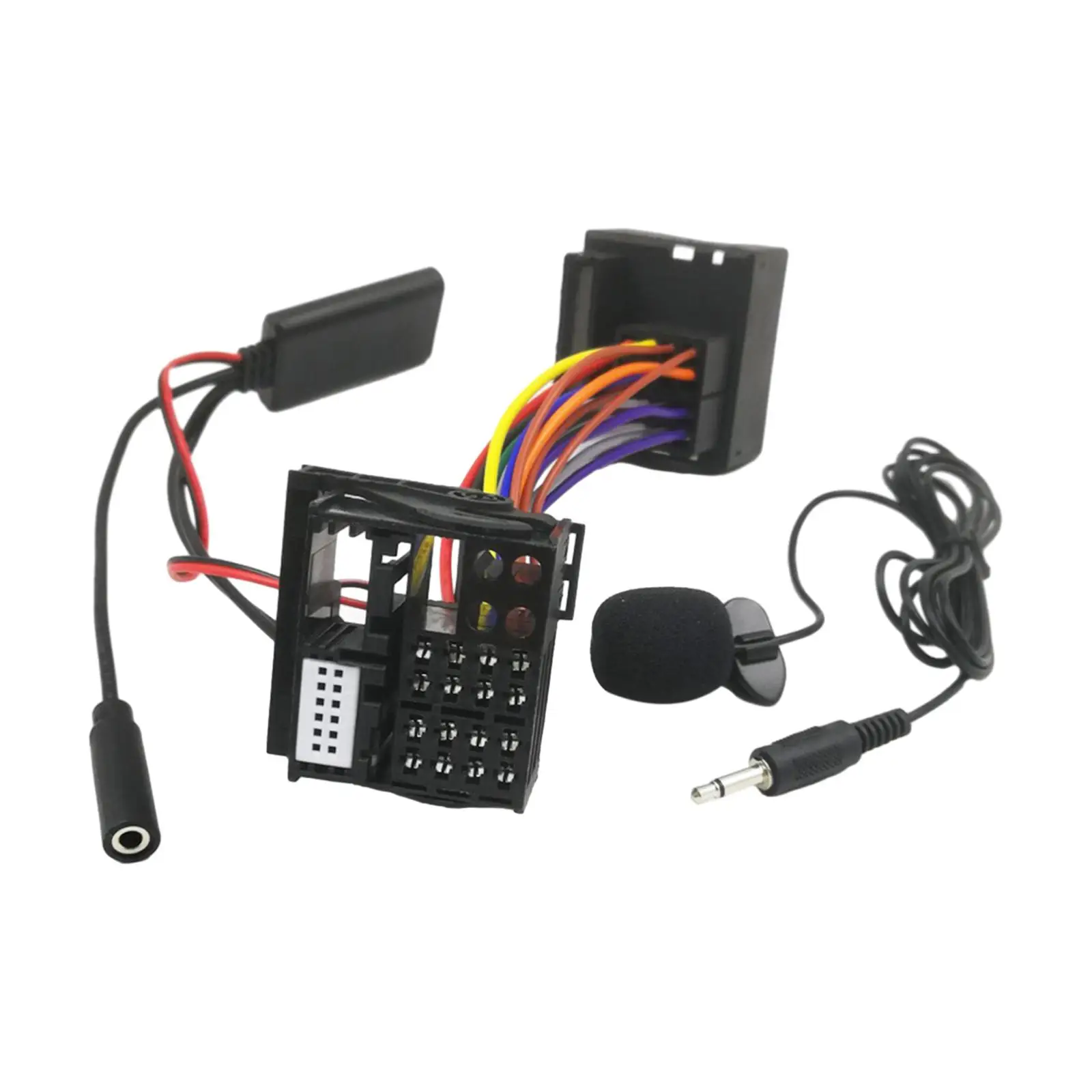 

Radio AUX Cable Adapter with Microphone Car Accessories Car AUX Radio Receiver Cable Adapter 12Pin for RNS315 Replace Parts