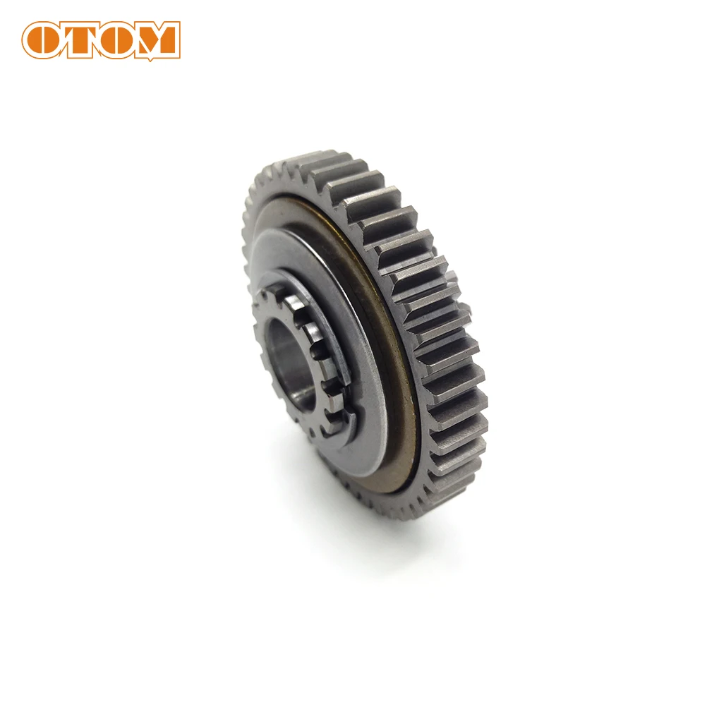 OTOM 45T Double Gear Start Bridge Gear Large Friction Scooter Motor Universal For Zongshen NC 250 Parts ZS177MM RX3 KAYO BSE steering motor gear coupling