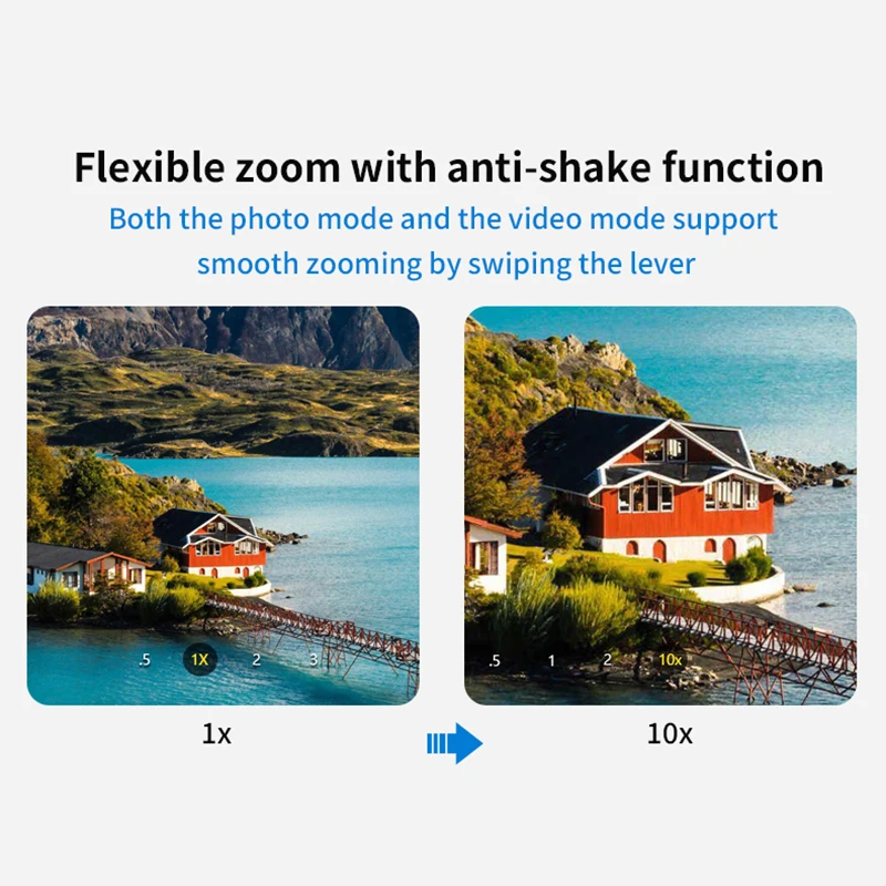 Magnetischer Bluetooth-Kameragriff mit Zoom, Auslöser, Aufhelllicht, Fernbedienung und tragbarer Handy-Stabilisator_voghion.com