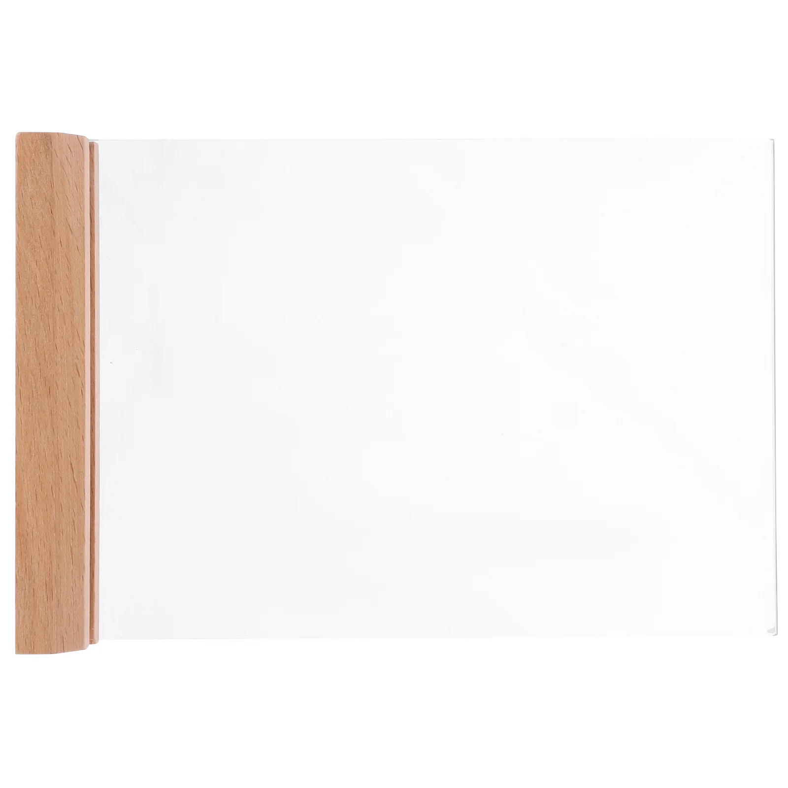 

Acrylic Sign Holder Clear Brochure Display Stand Clear Sign Holder Wood Base Sign Holder