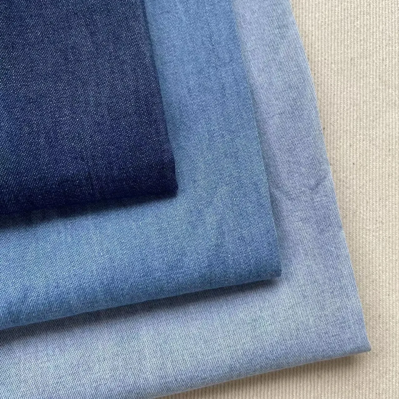 Thin Pure Cotton Denim Fabric 4.5 Ounces No-Wash Jeans Material for Shirts And Skirts Lightweight Denim Fabric Clothing Accessor