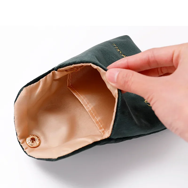 Velvet Cosmetic Organizer for Women & Girls - Stylish Travel Pouch