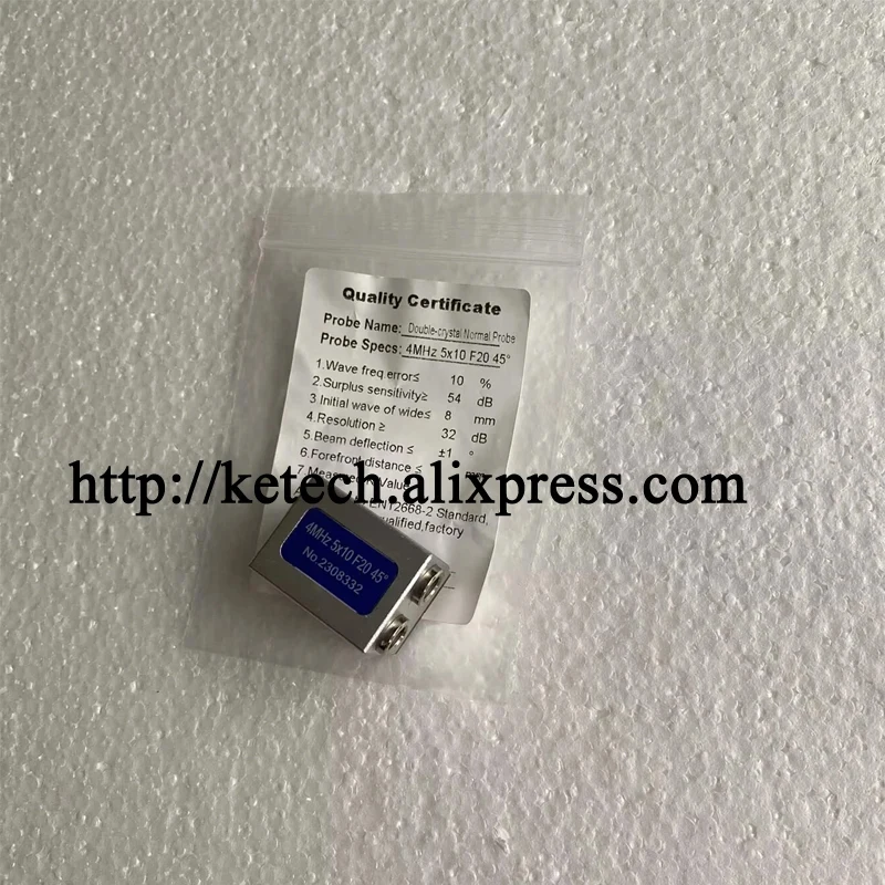 Dual Longitudinal Wave Angle Probe Transducer