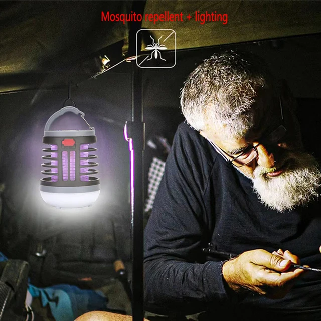 Led Elektromos Ütés Szúnyoggyilkos Lámpa Falra Szerelhető Hibás Csapda Szúnyog Zapper Uv Rovar Usb Hálószobához Vagy Kültérihez Alkalmas - Image 6