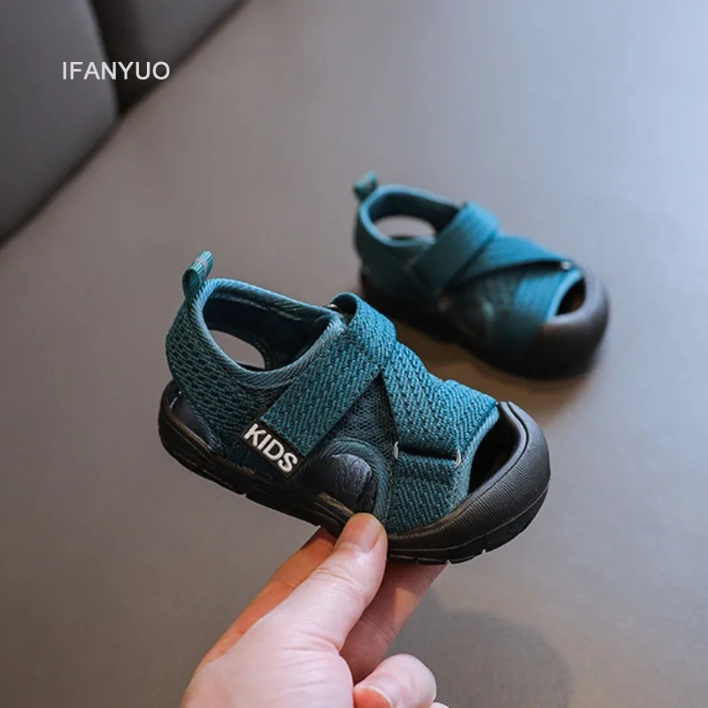 Baby Boys' Sandals Summer Toddlers Walking Shoes Soft Sole Anti Slip Girls' Shoes Infant Mesh Cool Children's Sandals baby shoes,kids shoes,children sandals,kids sandals