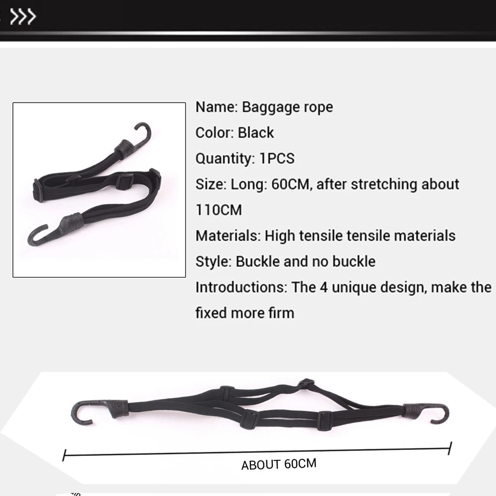 Motorcycle Helmet Strap Motorcycle Luggage Strap Motorcycle Luggage Rope
