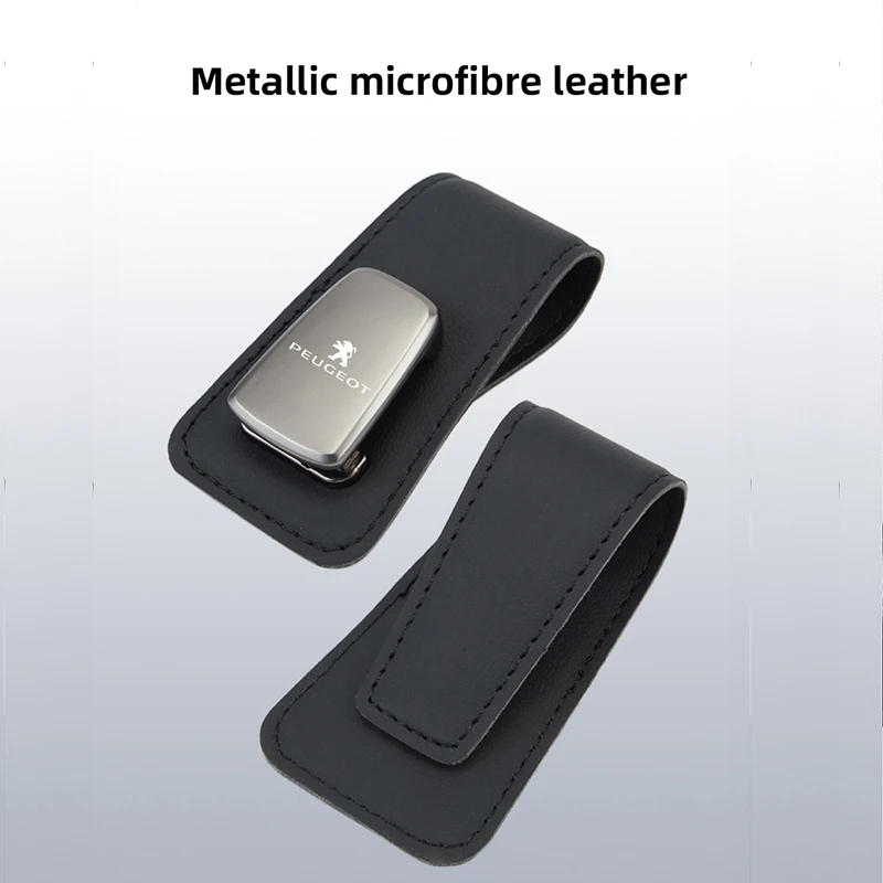 Car Sun Visor Eyeglasses Holder Sunglasses Clip For Peugeot 206 208 3008 308 2008 207 107 5008 607 106 4008 301 car interior accessories,car sunglasses holder
