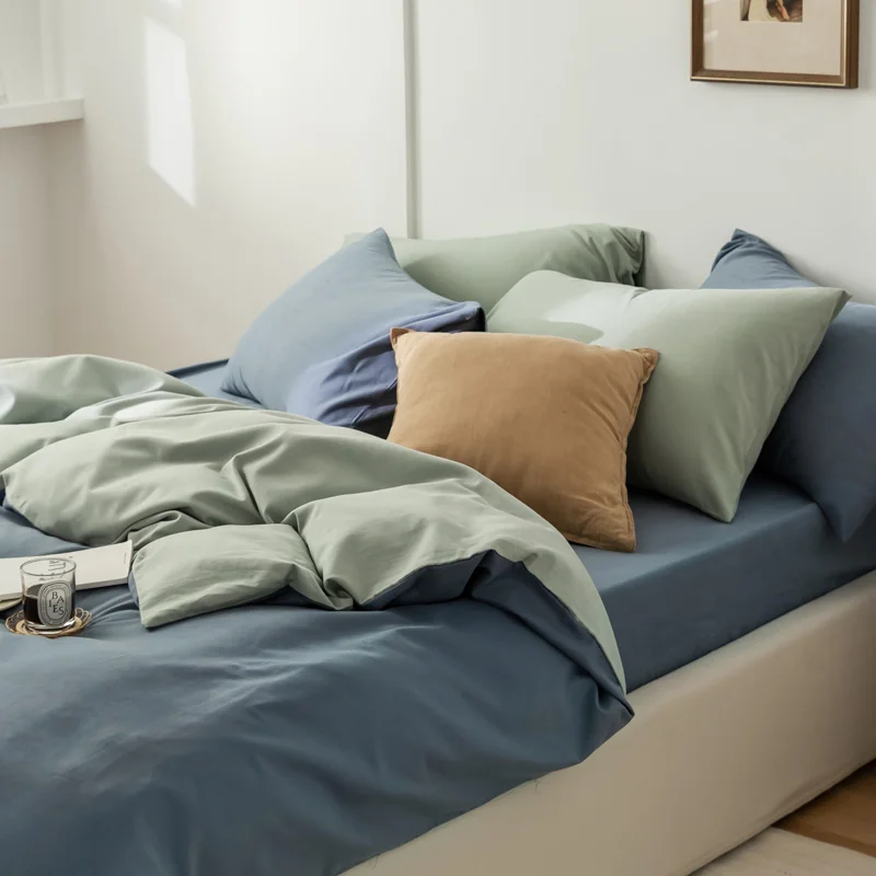 新品 未開封 Autumn And Winter Nordic 100 Brushed Four Piece Thickened Warm Cotton Bedding Bed Quilt Cover Fitted Sheet マグ Ingenieriamv Cl