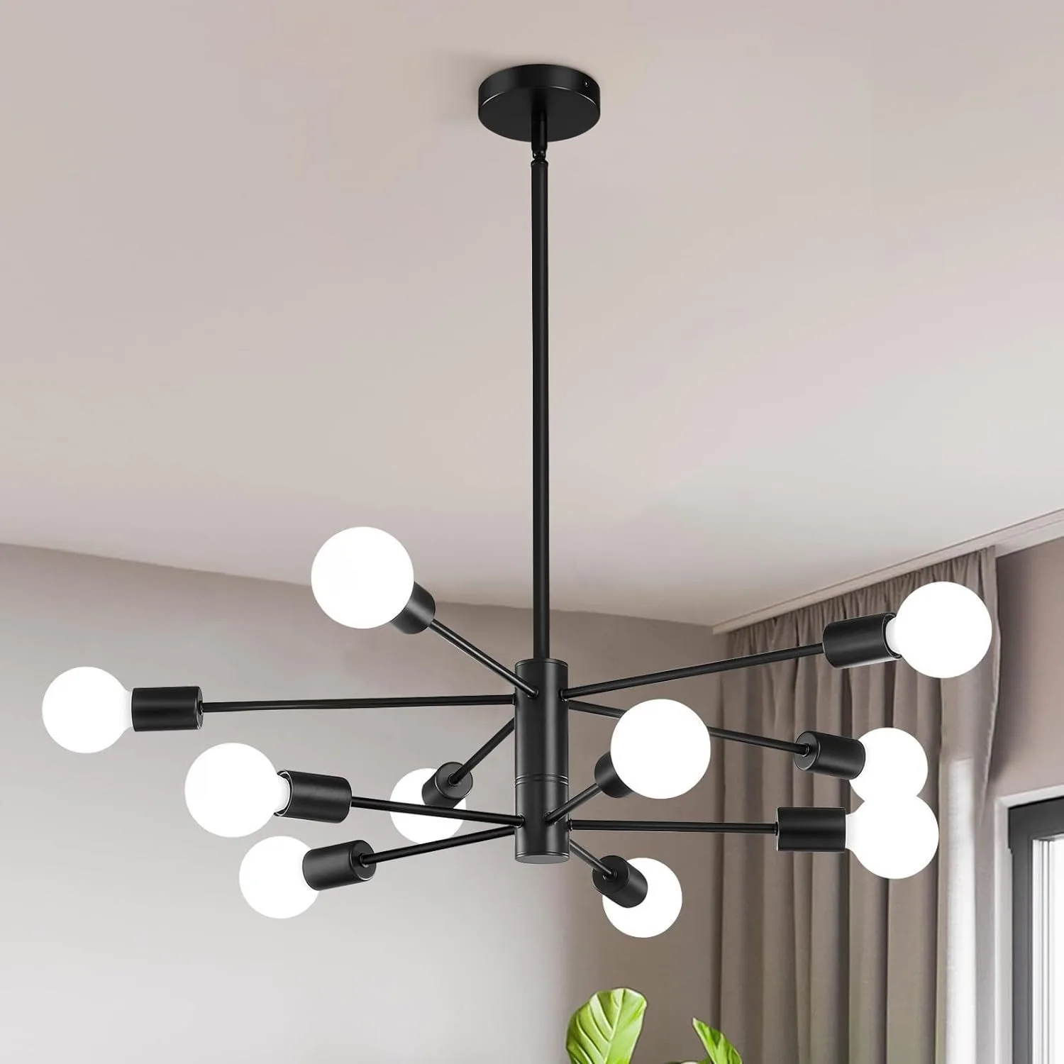 Nordic LED Bean Pendant Light Chandelier image 7